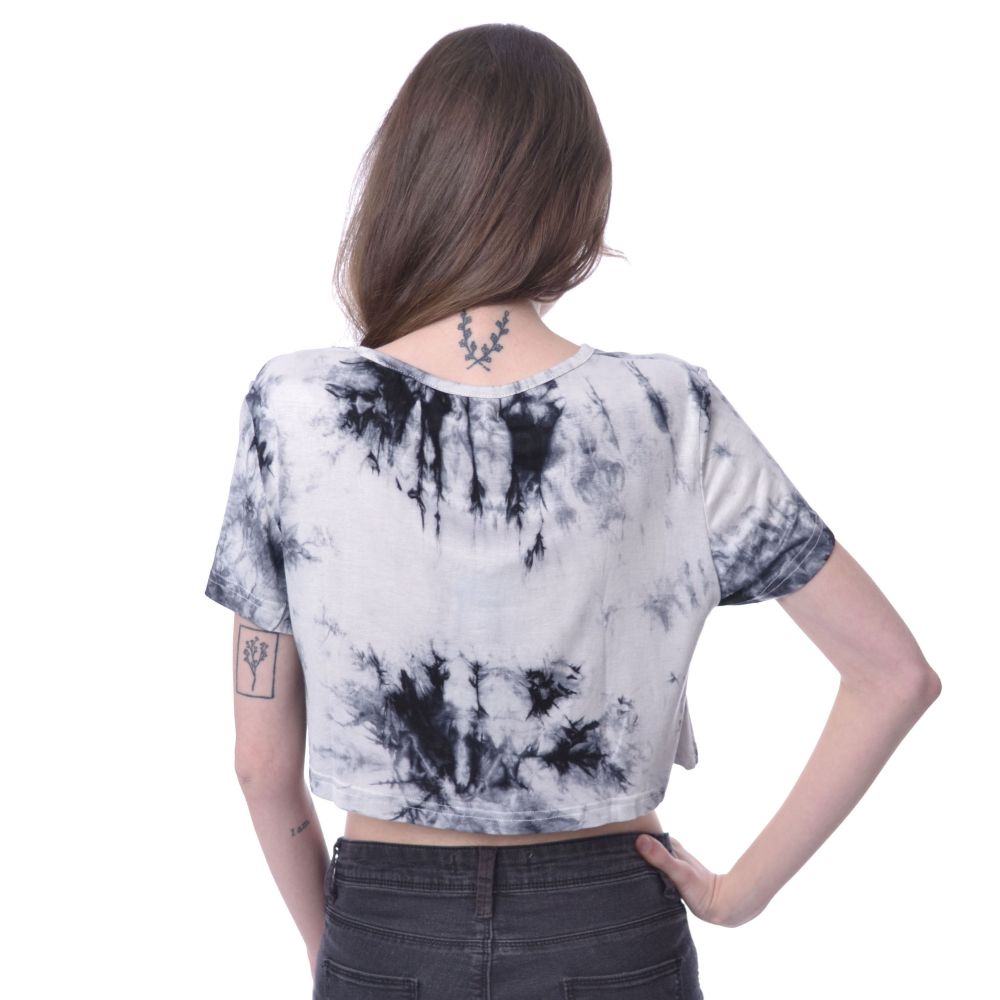 Innocent Lifestyle - BROOKE Crop top - Blanc/Noir